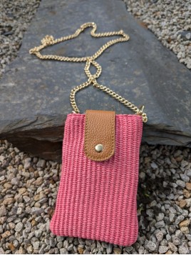 Pochette pour smartphone rose 502430