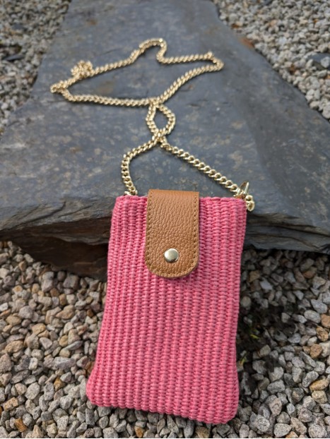 Pochette pour smartphone rose 502430