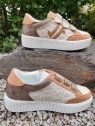 Baskets basses femme CL79 CAMEL - CL11