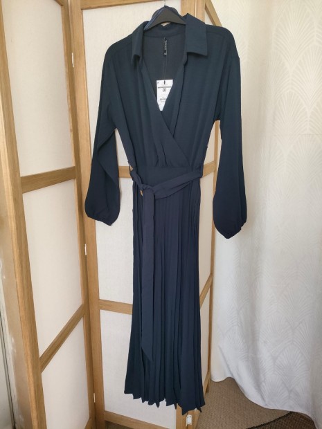 Robe longue plissée marine 10057357 790 - TIFFOSI