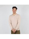 Pull beige homme col V Pivega OXV931237 XCOCH - OXBOW