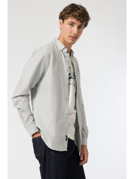 Chemise à rayures vertes homme 10038951 876 - TIFFOSI