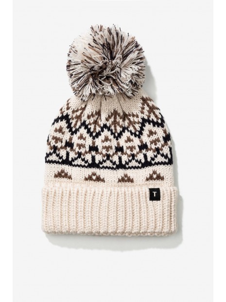 Bonnet à motifs avec pompon homme 10056840 110 - TIFFOSI