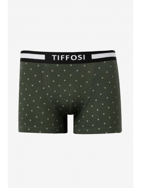 Boxer vert imprimé 10057868 889 - TIFFOSI