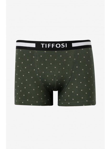 Boxer vert imprimé 10057868 889 - TIFFOSI