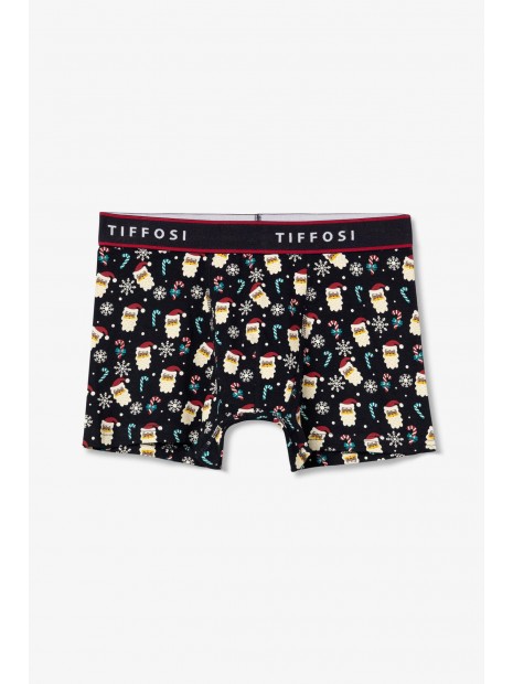 Boxer marine imprimés Noël 10057879 790 - TIFFOSI