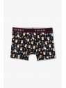 Boxer marine imprimés Noël 10057879 790 - TIFFOSI