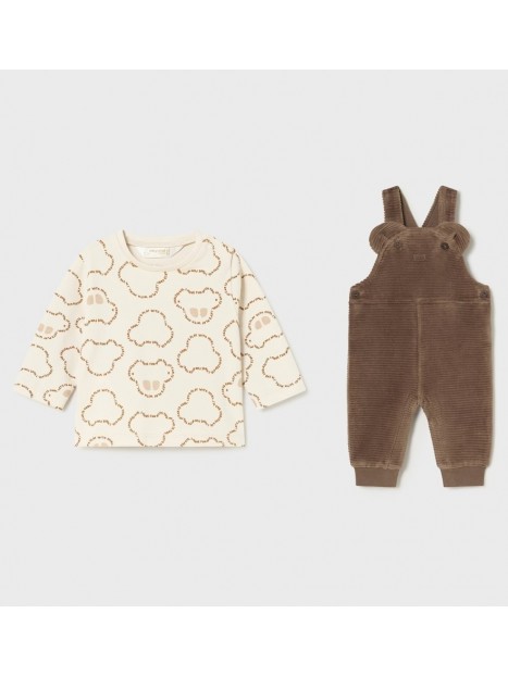 Ensemble salopette et t-shirt bébé garçon 2630 048 2029 011 - MAYORAL