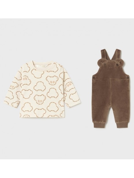 Ensemble salopette et t-shirt bébé garçon 2630 048 2029 011 - MAYORAL