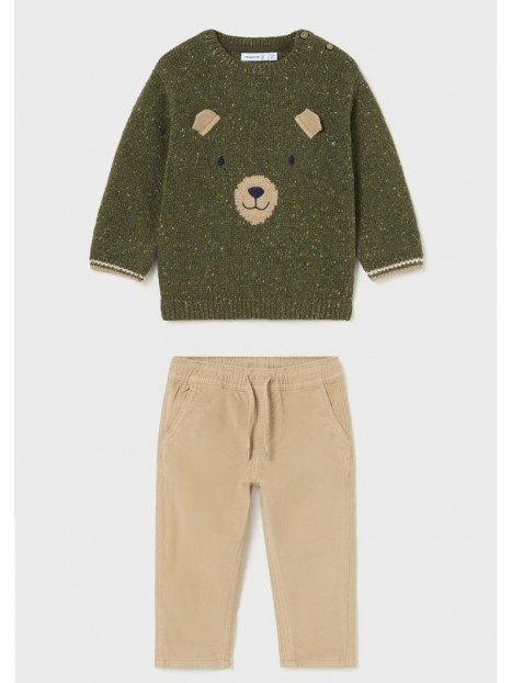 Ensemble pantalon côtelé et pull bébé garçon 2314 043 2537 064 - MAYORAL