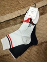 Chaussettes réversibles marine et blanches homme E0404 020 - PERRIN