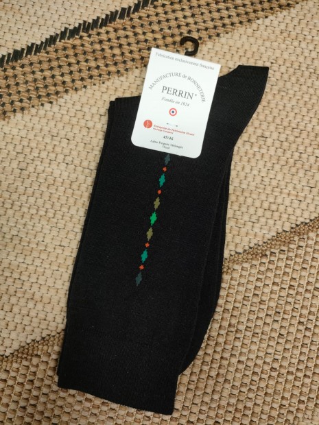 Chaussettes noires homme H0474 - PERRIN