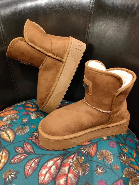 Boots femme camel 371004 TAN - D.FRANKLIN