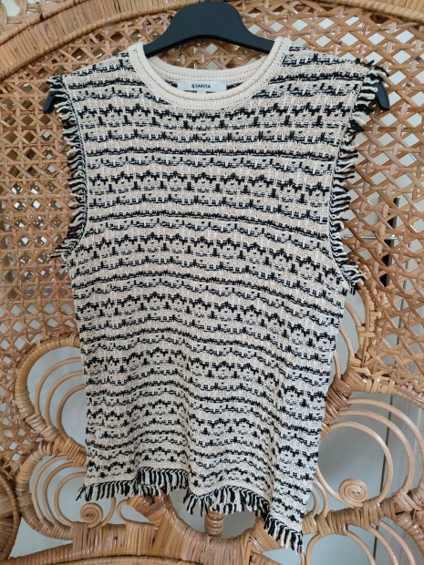 Débardeur maille col rond B50043 4294 - GARCIA