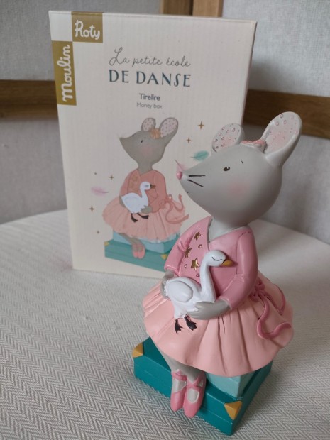 Tirelire Souris - La petite école de danse - 667170 - MOULIN ROTY