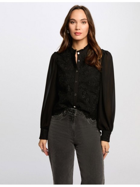 Blouse noire 251-CISLO 100 - MORGAN