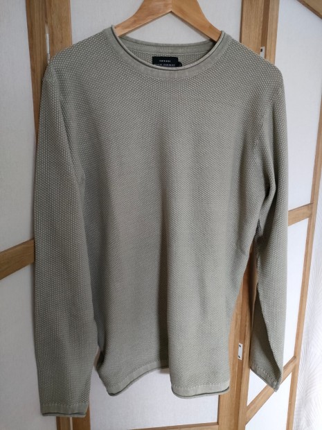 Pull beige homme col rond 10060118 196 - TIFFOSI