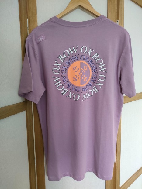 T-shirt homme lilas imprimé SPIRAL XLILS - OXBOW