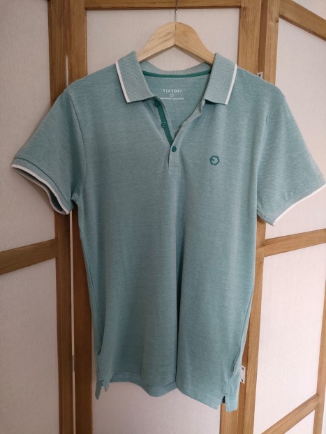 Polo bleu homme 10054107 757 - TIFFOSI