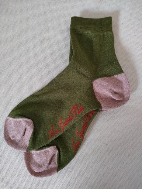 Chaussettes femme vertes BAGLUR 4 - BERTHE AUX GRANDS PIEDS