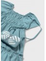 Robe bébé émeraude avec sac 1920 070 - MAYORAL