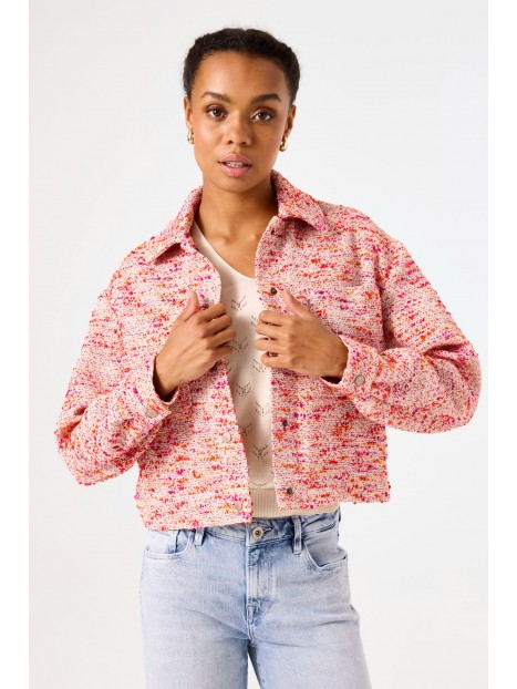 Veste en bouclé avec poches poitrine C50292 1345 - GARCIA