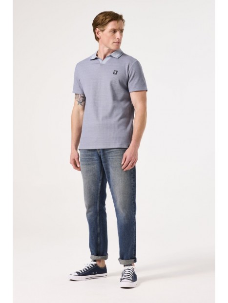 Polo bleu homme C51220 4815 - GARCIA