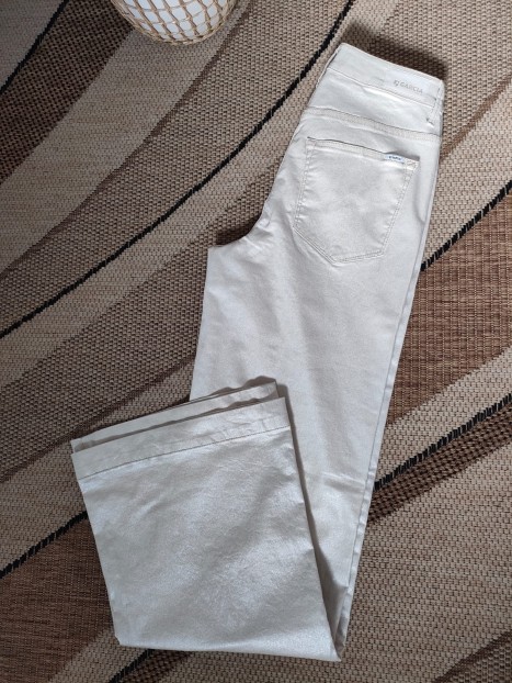 Jean large blanc femme Celia 249 8115 - GARCIA