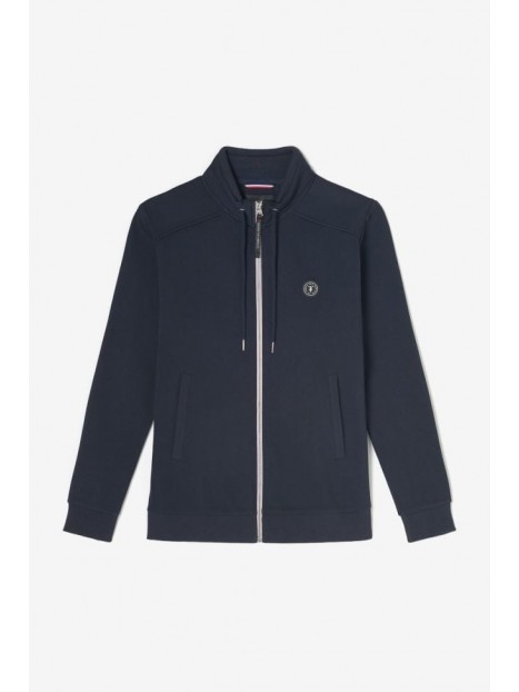 Sweat zippé homme marine LAGO 3223 - LE TEMPS DES CERISES