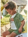 Chemise verte bébé garçon 1111 083 - MAYORAL