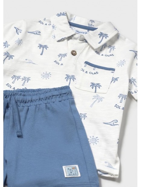 Ensemble short et polo bébé garçon 1657 035 - MAYORAL