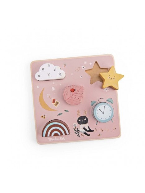 Puzzle encastrable sensoriel Après la pluie 715125 - MOULIN ROTY