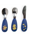 Set couverts silicone Puce & Pilou 684058 - MOULIN ROTY