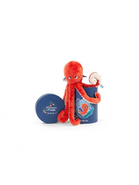 Peluche poulpe Paulie Les aventures de Paulie 676026 - MOULIN ROTY