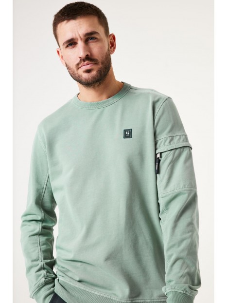 Sweat homme vert V41261 6792 - GARCIA