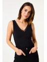 Débardeur noir détail dentelle B50020 60 - GARCIA