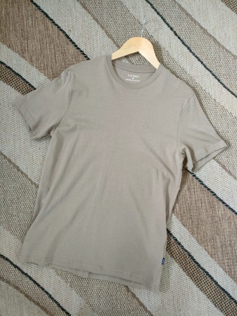 T-shirt beige homme col rond 10048304 174 - TIFFOSI
