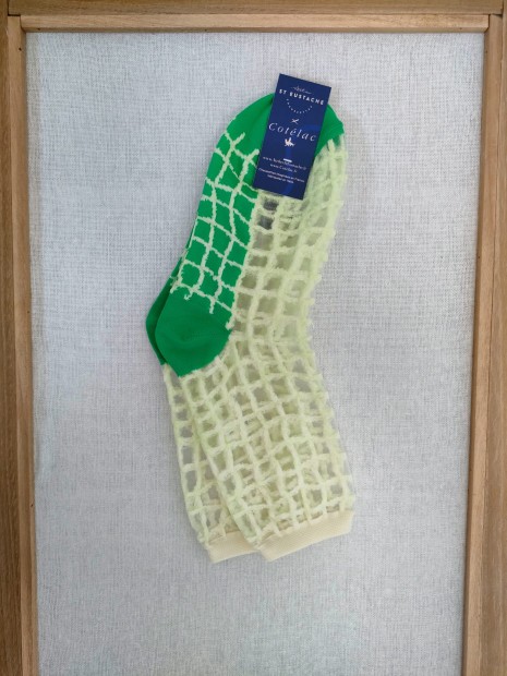 Chaussettes femme Carreaux CARYE - ATELIER ST EUSTACHE