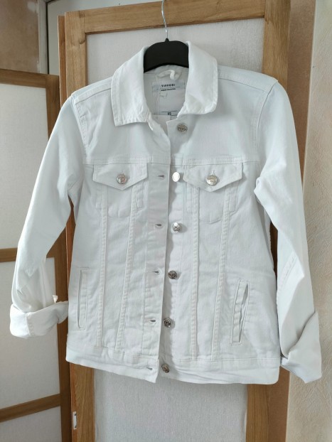 Veste en jean blanc femme 10034571 001 - TIFFOSI