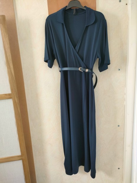 Robe marine col chemise avec ceinture 10059507 790 - TIFFOSI