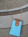 Pochette pour smartphone bleu ciel 502430