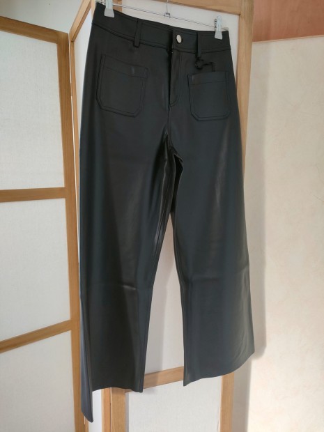 Pantalon simili cuir noir femme 242-PCHOU 100 - MORGAN
