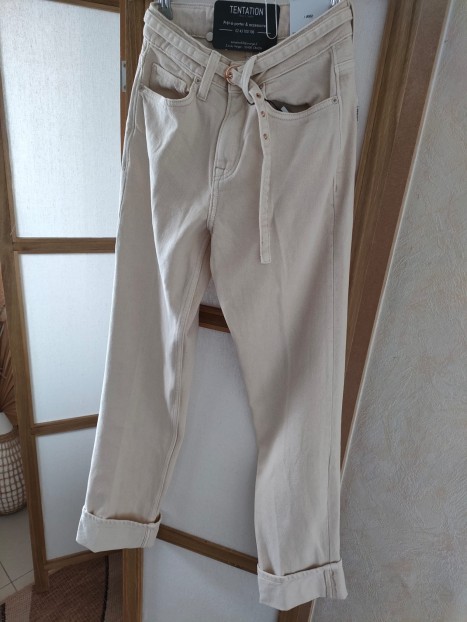 Jean écru femme 10062758 15230 - TIFFOSI