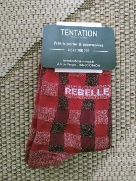 Chaussettes damier