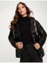 Doudoune noire brillant femme 252-GMODOU 979 - MORGAN