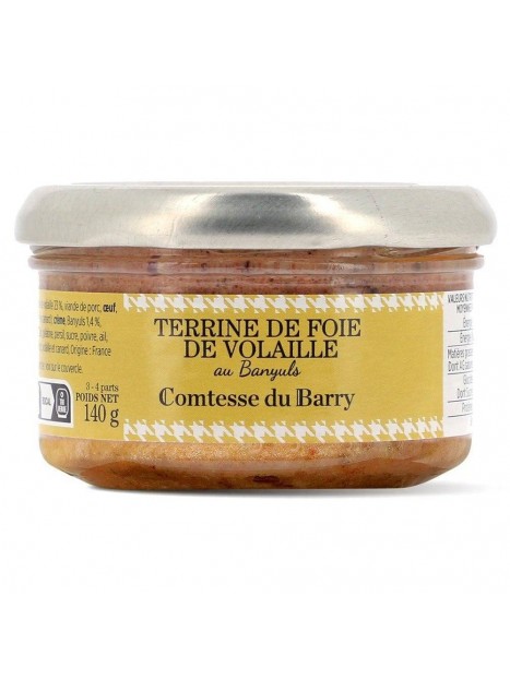 Terrine de foie de volaille au Banyuls 140g 51233728 - COMTESSE DU BARRY