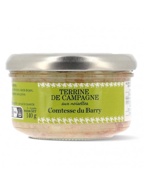 Terrine de campagne aux noisettes 140g 51233672 - COMTESSE DU BARRY