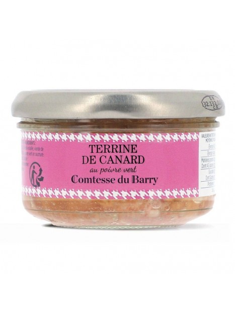 Terrine de canard au poivre vert 140g 51233664 - COMTESSE DU BARRY