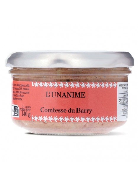 Terrine L'unanime (sans porc ni alcool) 140g 51247315 - COMTESSE DU BARRY