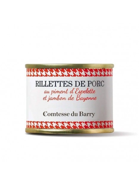 Rillettes de porc au piment d'Espelette et jambon de Bayonne 70g 51239252 - COMTESSE DU BARRY